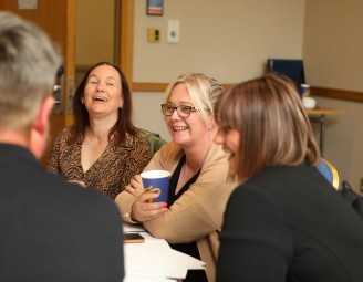 Mentors at a conference