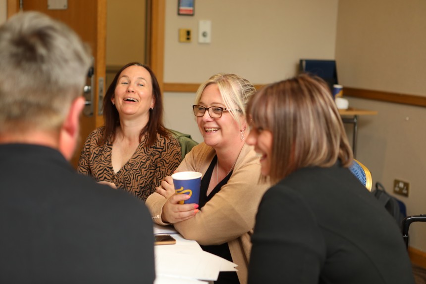 Mentors at a conference